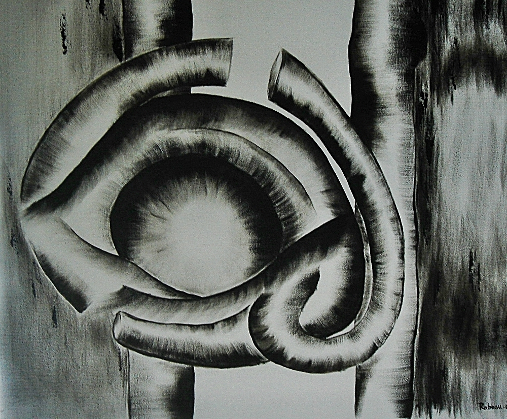Toile num&eacute;ro 092 de Claude RABEAU